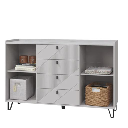 Комод «Кашемир», 2 дверцы, 4 ящика